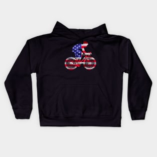 'Extreme Biking USA Flag' Awesome Bike Gift Kids Hoodie